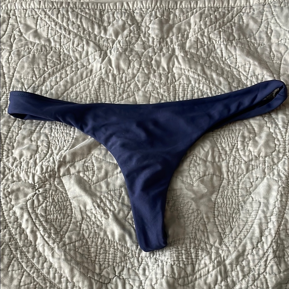 Midori Blue Bikini High-Leg Swimwear